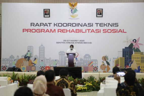 Buka Rakornis Ditjen Rehsos 2021, Mensos Minta Perkuat Integrasi dan Perbanyak Inovasi - JPNN.COM