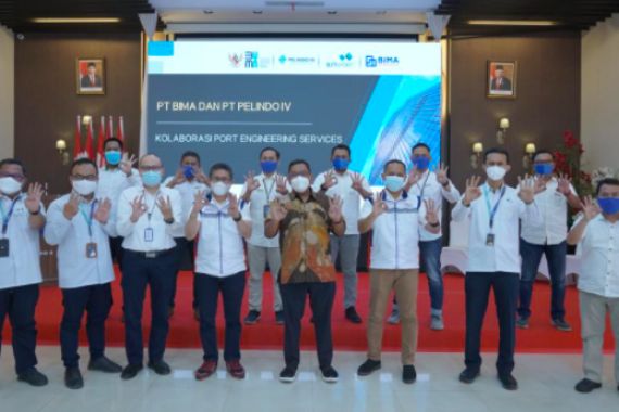 PT BIMA dan Pelindo IV Bersinergi Eratkan Kolaborasi Engineering Pelabuhan - JPNN.COM