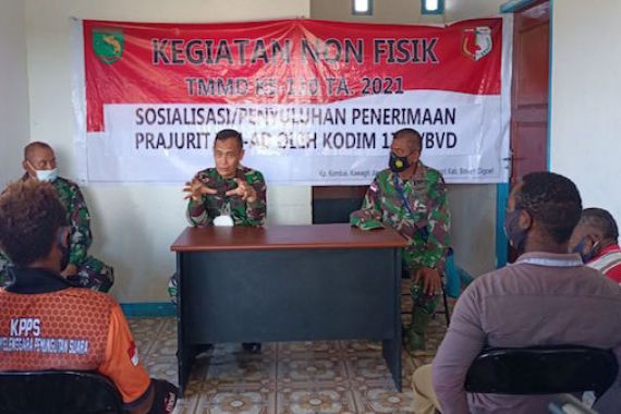 Kodim 1711/Boven Digoel Sosialisasikan Penerimaan Prajurit TNI AD - JPNN.COM