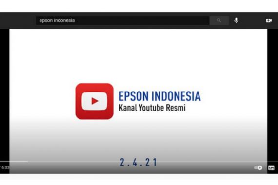 Lengkapi Platform Digital, Epson Indonesia Luncurkan Kanal YouTube Resmi - JPNN.COM