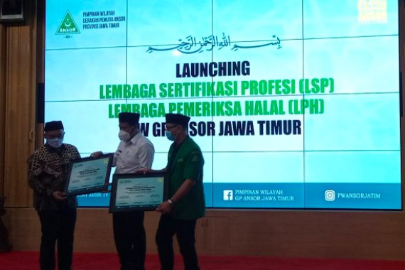 Ansor Launching Lembaga Pemeriksa Halal di Jatim - JPNN.COM