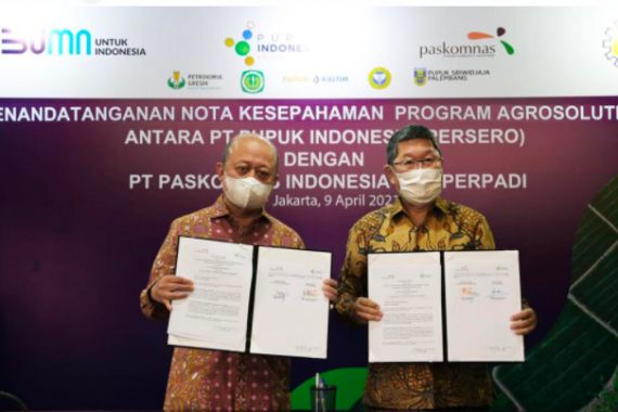 Pupuk Indonesia Bersinergi dengan Perpadi dan Paskomnas untuk Program Agro Solution - JPNN.COM