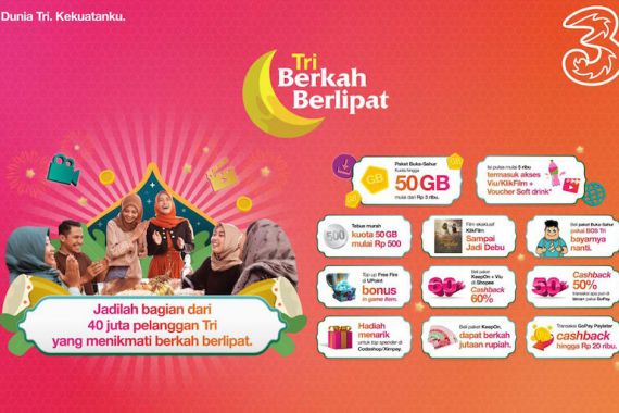 Tri Indonesia Bagi-bagi Promo Selama Ramadan - JPNN.COM