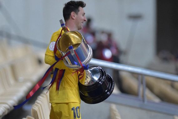 Barcelona Juara Piala Raja, Lionel Messi Ukir Rekor Gila - JPNN.COM