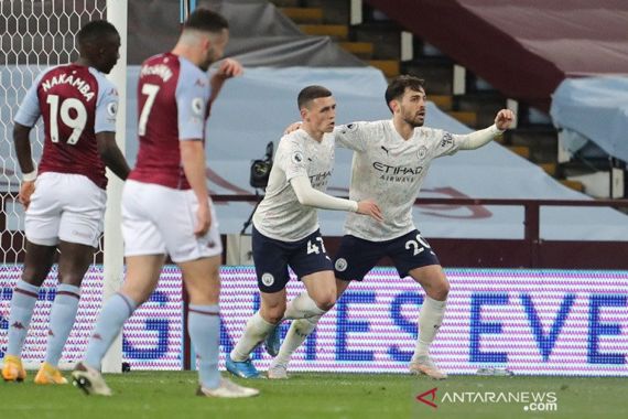 Diwarnai 2 Kartu Merah, Manchester City Taklukkan Aston Villa - JPNN.COM