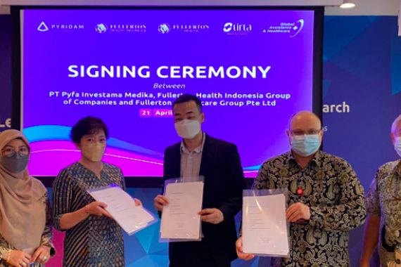 Anak Perusahaan Pyridam Farma Teken Perjanjian SSA dengan Grup Fullerton Healthcare Indonesia - JPNN.COM