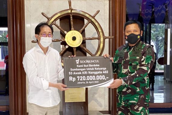 Sido Muncul Sumbang Rp 720 Juta untuk Keluarga Prajurit KRI Nanggala 402 yang Gugur - JPNN.COM