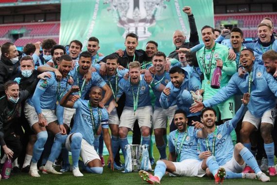 Manchester City Juara Piala Liga 4 Musim Beruntun - JPNN.COM