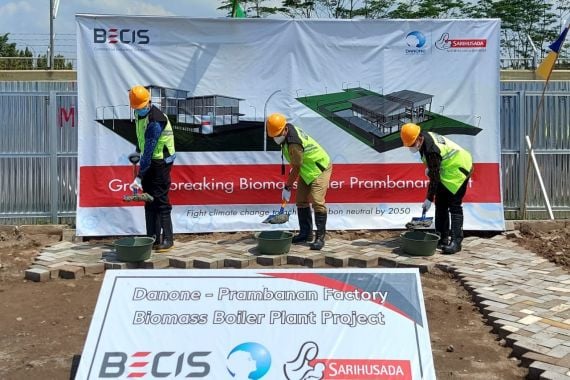 Danone Bangun Fasilitas Boiler Biomassa Pertama di Jawa Tengah - JPNN.COM