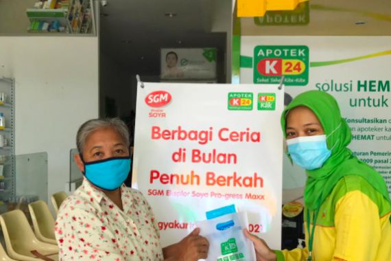 Danone SN Indonesia Bersama Apotek K-24 Salurkan Paket Bantuan untuk Warga Yogyakarta - JPNN.COM