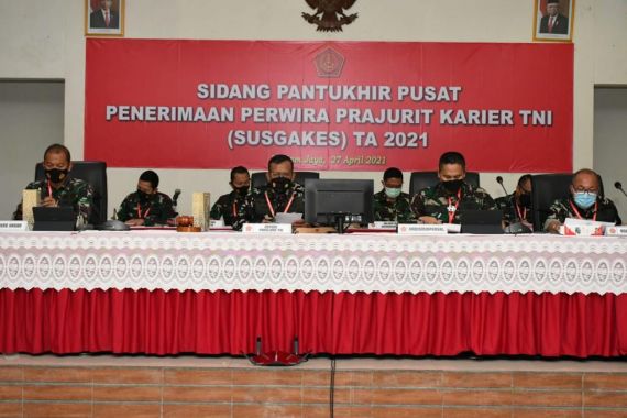 TNI Gelar Sidang Pantukhir Penerimaan Perwira Khusus Tenaga Kesehatan - JPNN.COM