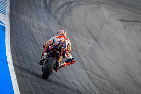 FP3 MotoGP Spanyol: Marquez Terjatuh, Terempas, Bergulingan - JPNN.COM