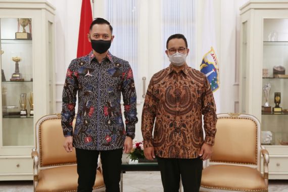 Bertemu Gubernur DKI Jakarta, AHY : Demokrat Mendukung Langkah Anies - JPNN.COM
