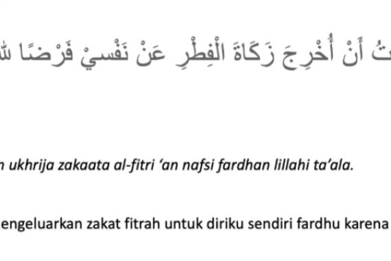 Doa Niat Zakat Fitrah untuk Diri Sendiri, Istri, Keluarga dan Anak - JPNN.COM