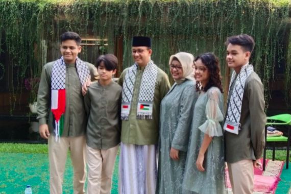 Mengutip Bung Karno, Anies Baswedan Beri Pesan Idulfitri, Singgung soal Palestina - JPNN.COM