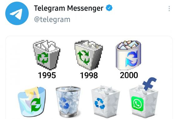 Telegram Terang-terangan Sindir WhatsApp, Lihat Tuh Memenya - JPNN.COM