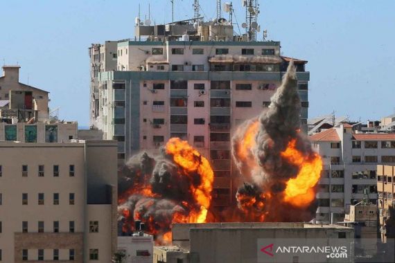 Markas Hancur Dihajar Israel, Associated Press: Tidak Ada Hamas di Sini - JPNN.COM