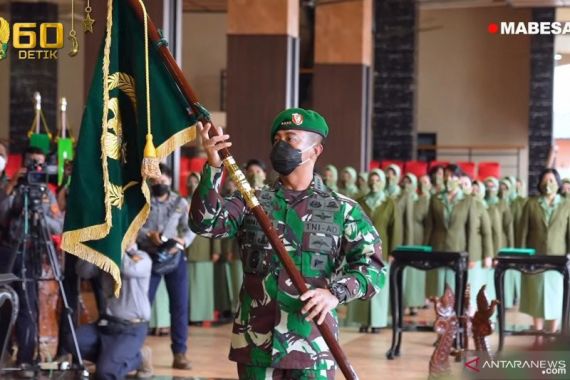 Jenderal Andika Terima Laporan Kenaikan Pangkat 25 Pati TNI AD, Dua di Antaranya Isi Jabatan Strategis - JPNN.COM