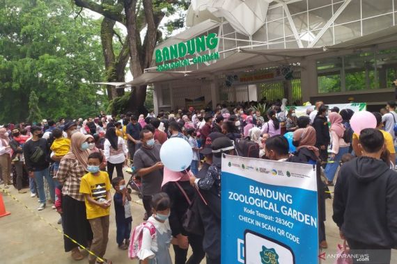Akhir Libur Lebaran, Pengunjung Kebun Binatang Bandung Melonjak, Simak Kata Wali Kota - JPNN.COM
