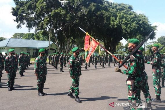 450 Prajurit TNI dari Yonif 144 Sudah Berangkat, Semoga Sukses - JPNN.COM