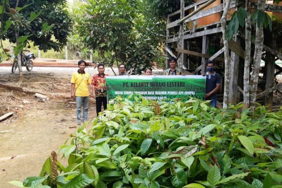 PT Kelawit Merealisasikan Program Desa Makmur Peduli Api di Silug Ngurai - JPNN.COM