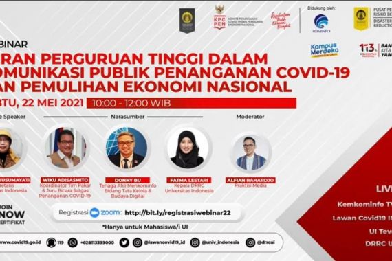 Pemerintah Minta Kampus Turut Berperan Tangani Informasi Negatif Covid-19 dan Pemulihan Ekonomi Nasional - JPNN.COM