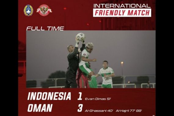 Indonesia vs Oman: Evan Dimas Mencetak 1 Gol - JPNN.COM