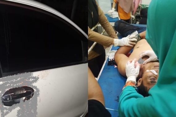 Cekwan Bersimbah Darah Ditembak OTK saat Singgah di Rumah Makan - JPNN.COM