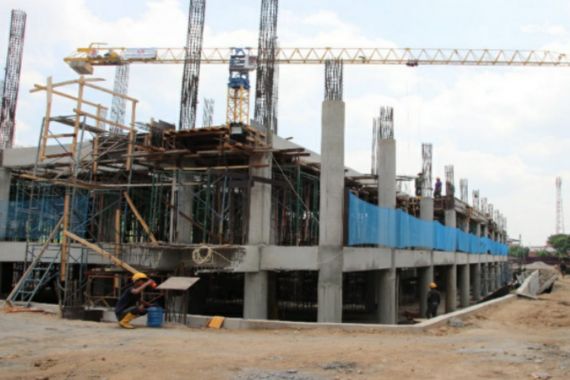 Menengok Pembangunan Kembali Pasar Aksara Kota Medan yang Berkonsep Green Building - JPNN.COM