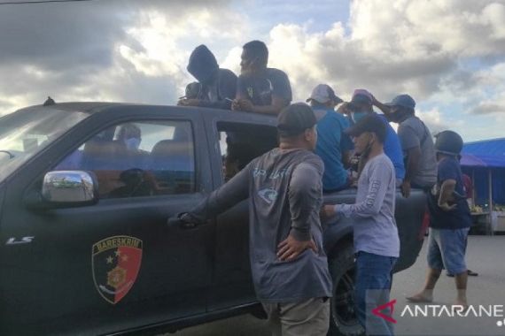Para Preman di Ambon juga Disikat Polisi, Lihat Penampakannya - JPNN.COM