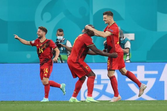 Buka Kemenangan Belgia, Lukaku Tunjukkan Selebrasi untuk Hormati Eriksen - JPNN.COM