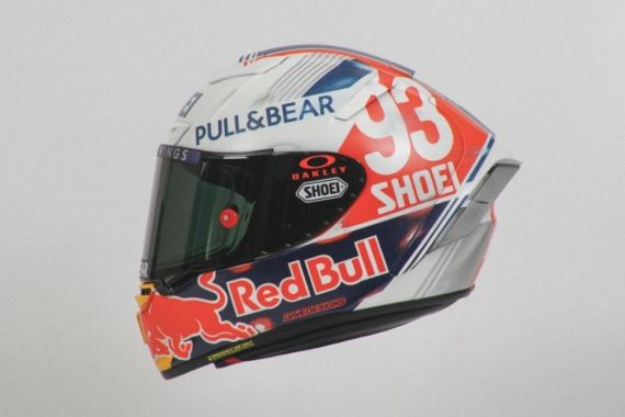 MotoGP Jerman 2021: Marc Marquez Kenalkan Helm Baru Bergaya Retro - JPNN.COM