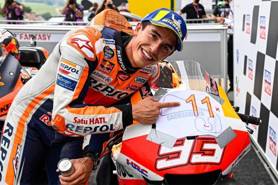 Klasemen MotoGP 2021: Di Mana Posisi Marc Marquez Setelah Balapan Sachsenring? - JPNN.COM