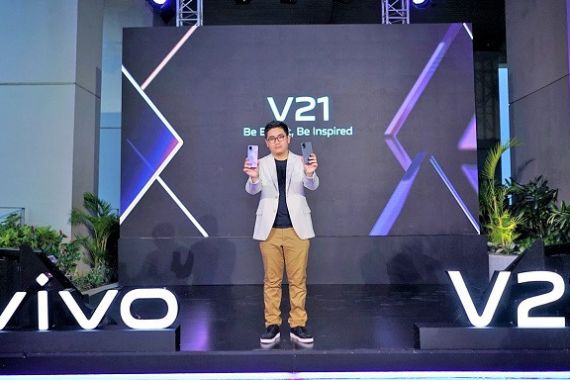 Vivo V21 Resmi Dirilis di Indonesia, Ini Spesifikasi dan Harganya - JPNN.COM
