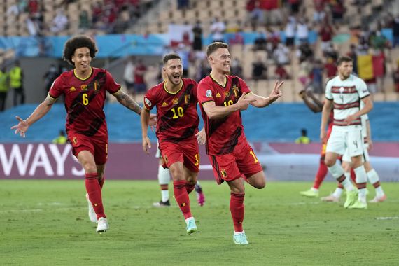 Belgia 1-0 Portugal: Thibaut Courtois dan Thorgan Hazard Cemerlang - JPNN.COM