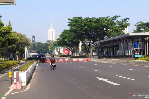 Begini Kondisi Jalan Sudirman-Thamrin pada Hari Pertama PPKM Darurat - JPNN.COM