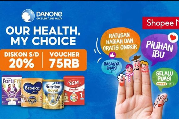 Kolaborasi Danone dan Shopee Hadirkan Pilihan Nutrisi Tepat Sesuai Kebutuhan - JPNN.COM