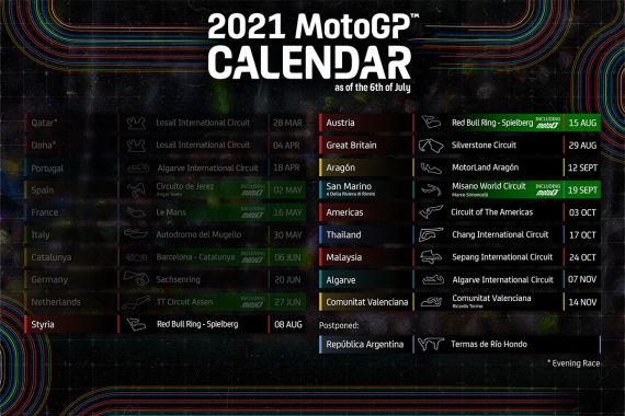 MotoGP Australia 2021 Batal Digelar, Algarve Masuk Kalender - JPNN.COM