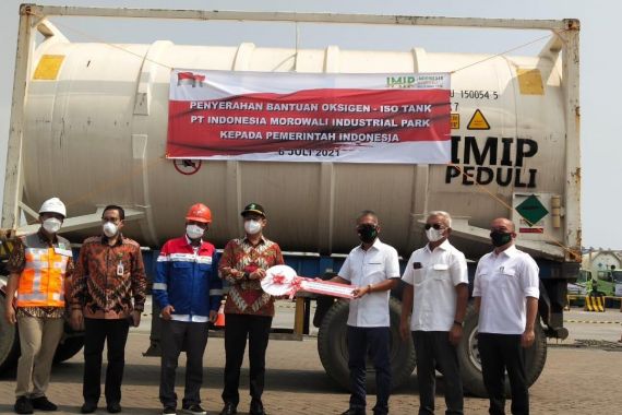 IMIP Bantu Oksigen untuk Pemerintah Indonesia - JPNN.COM