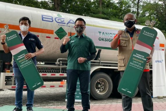 Tanoto Donasikan 500 Ton Oksigen Bagi Pasien Covid-19  - JPNN.COM