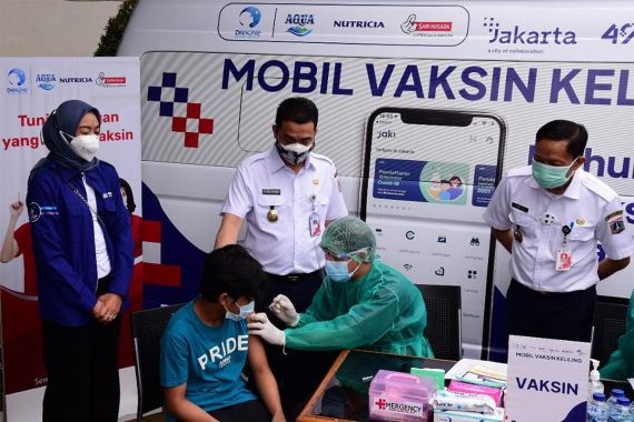 Vaksinasi Keliling Danone dan Pemprov DKI Jakarta Sasar Masyarakat Rentan - JPNN.COM