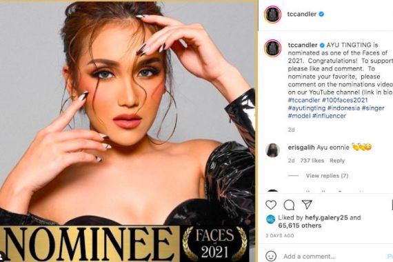 Ayu Ting Ting Masuk Nominasi Wajah Tercantik di Dunia, Saingi Jennie BLACKPINK - JPNN.COM