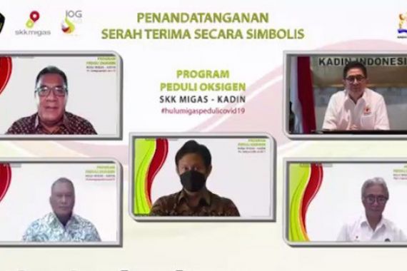 Kadin Indonesia - Hulu Migas Berikan Bantuan Tujuh ISO Tank dan 1.500 Tabung Oksigen - JPNN.COM