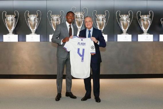 Resmi Diperkenalkan Real Madrid, David Alaba Kenakan Nomor Peninggalan Sergio Ramos - JPNN.COM