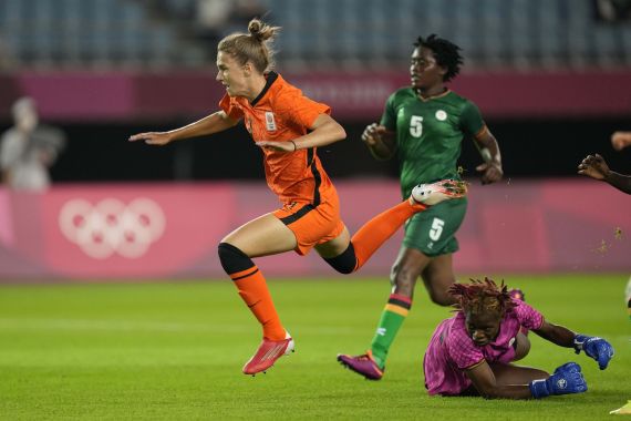Olimpiade Tokyo 2020: Berkat Bantuan Pemain Arsenal, Tim Sepak Bola Wanita Belanda Pesta Gol Lawan Zambia - JPNN.COM