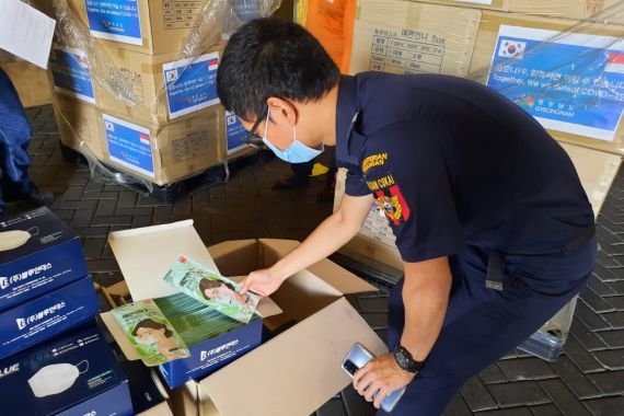 Korsel Menghibahkan 26 Ribu Masker, Bea Cukai Memberi Kemudahan dan Fasilitas Fiskal - JPNN.COM