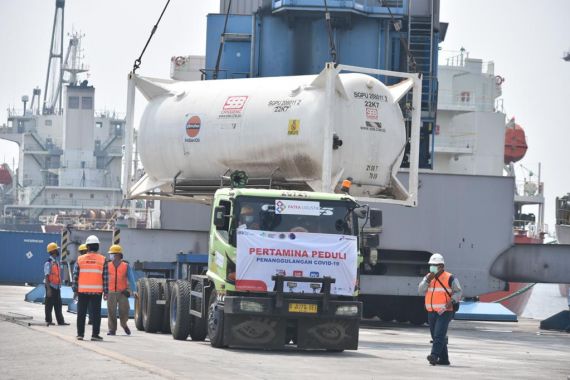 Pertamina Siap Mendistribusikan 100 Ton Oksigen Bantuan Pemerintah India - JPNN.COM