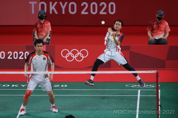 Hendra/Ahsan Bersyukur Bisa Lolos ke Perempat Final Olimpiade Tokyo - JPNN.COM
