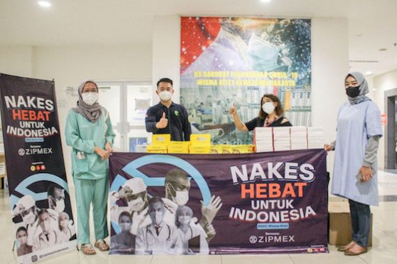 Zipmex Indonesia Bagikan 3.000 Makanan Siap Saji untuk Nakes di RSD Covid-19 - JPNN.COM