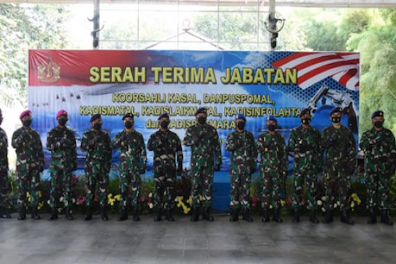 Laksamana Yudo Pimpin Sertijab 6 Jabatan Strategis di Lingkungan TNI AL - JPNN.COM